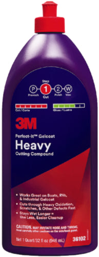 3M Perfect-It Gelcoat Heavy Cutting Compound 32oz 36102 | 24