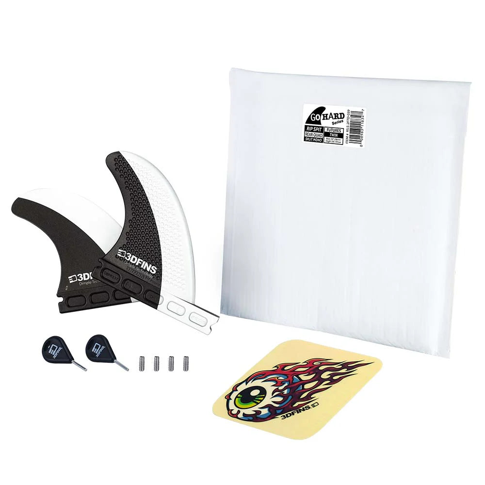 3D Futures Dimpster SM 3.6" Twin Fin Set - Split Mono | Sale!
