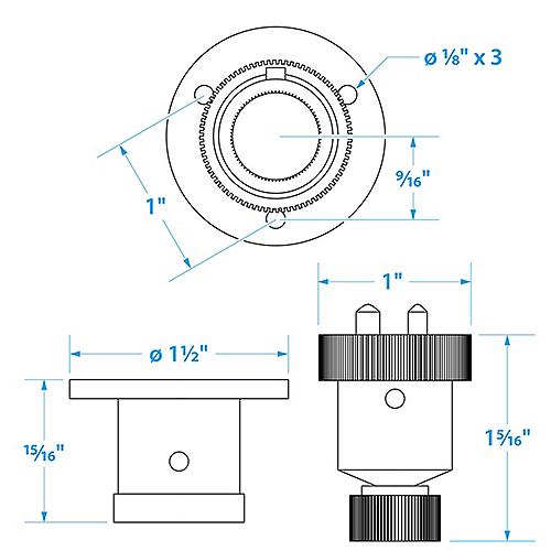 Seachoice Deck Connector Watertight 50-10161 | 26