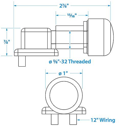 Seachoice Push Button Switch Off/Mom On 50-11761 | 26