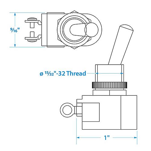 Seachoice Toggle Switch Off/On 50-12061 | 26