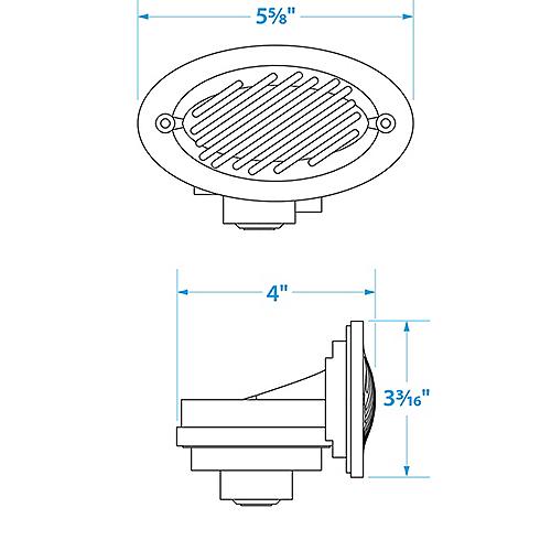 Seachoice Hidden Horn w/S/S Grill 50-14571 | 26