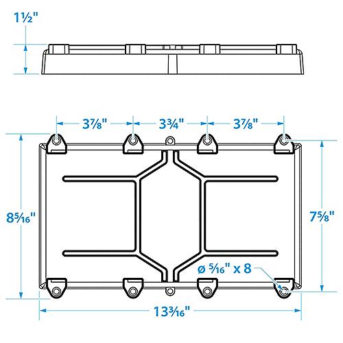 Seachoice Battery Tray 29 Series 50-22071 | 25