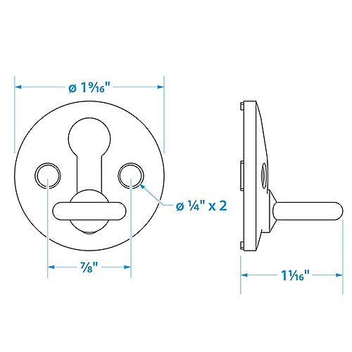 Seachoice Fender Lock Kit Round S/S Pr 50-30121 | 6