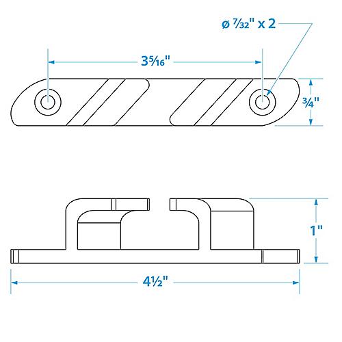 Seachoice Bow Chock 4-3/4" S/S Pr 50-31251 | 6