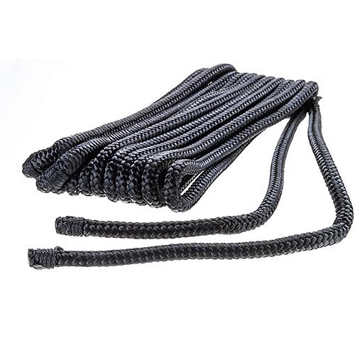 Seachoice Fender Line Dbl Braided Nylon 1/4''x6ft Black Pr 50-40861 | 6