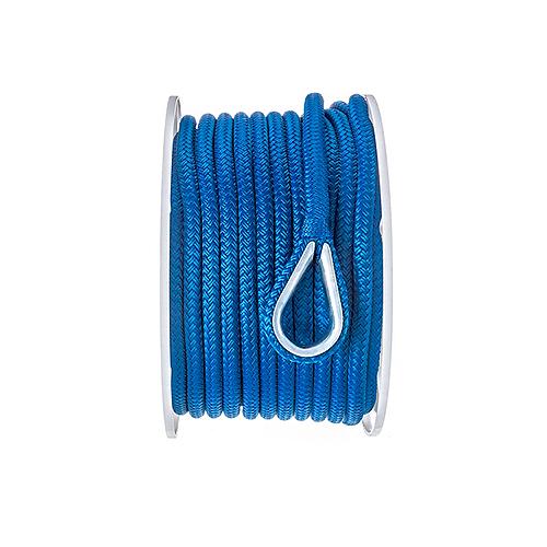 Seachoice Anchor Line Dbl Braided Nylon 3/8"x100ft Blue 50-42161 | 25