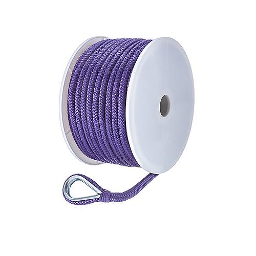 Seachoice Anchor Line Dbl Braided Nylon 3/8"x100ft Purple 50-42231 | 25