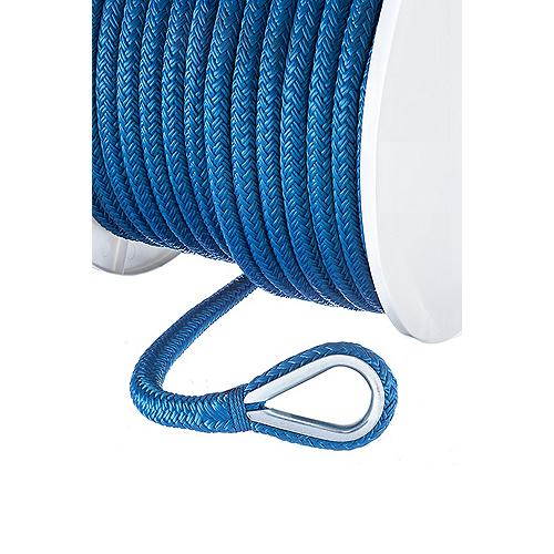 Seachoice Anchor Line Dbl Braided Nylon 1/2"x150ft Blue 50-42251 | 25