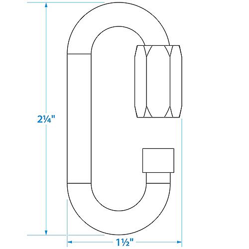 Seachoice Chain Link  5/16" S/S 50-43471 | 26
