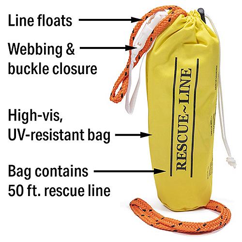 Seachoice Rescue Line Throw Bag 50ft 50-45441 | 26