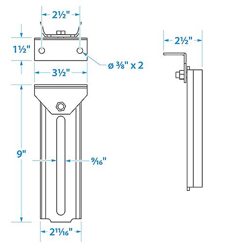 Seachoice Swivel Bolster Bracket 8" Steel Ea 50-55310 | 6