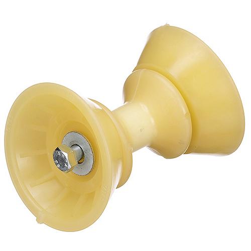 Seachoice Bow Roller w/Bells 4"x1/2" Yellow 50-56600 | 25