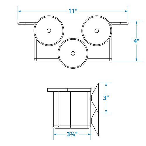 Seachoice Cockpit Organizer White 50-79321 | 25