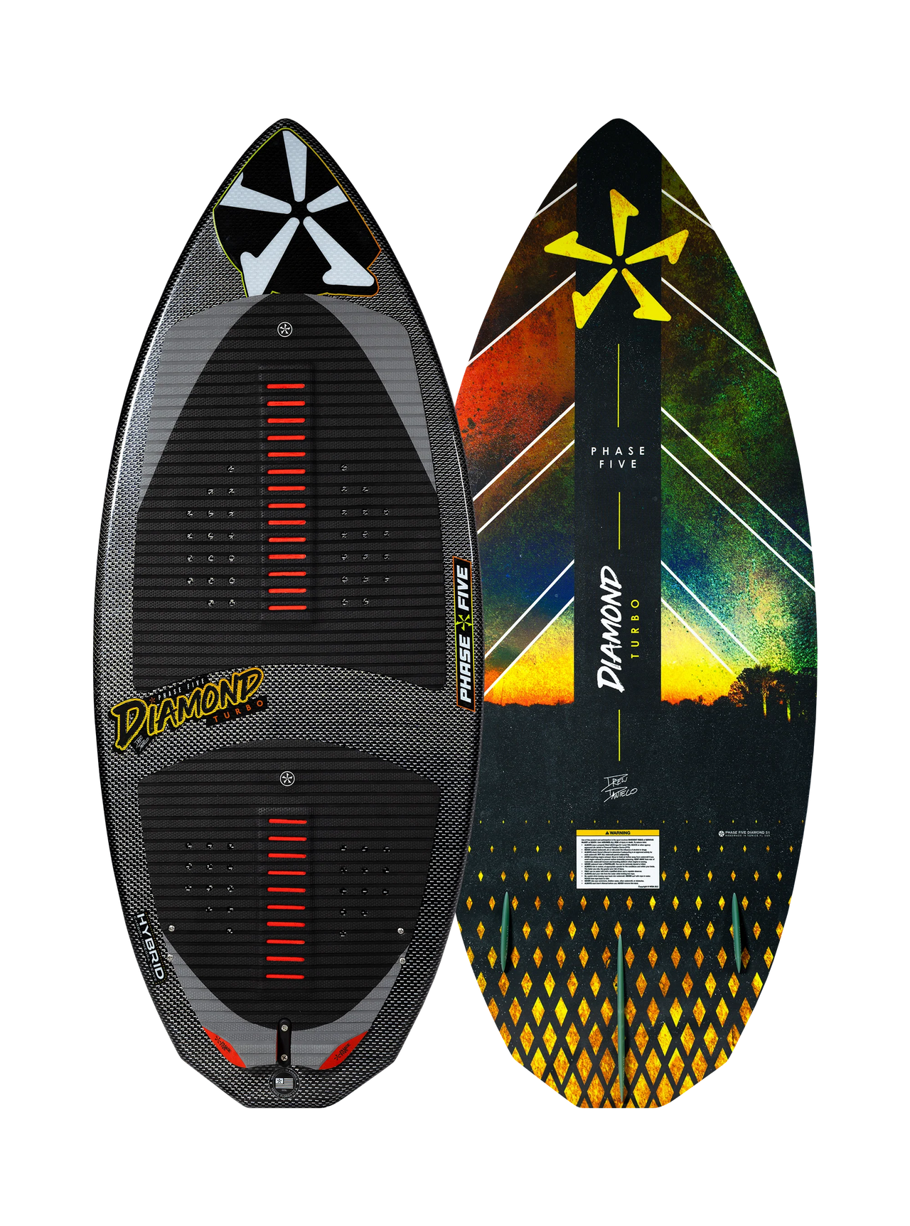 Phase 5 Diamond Turbo Premium Skim Wakesurf Board | Pre-Order