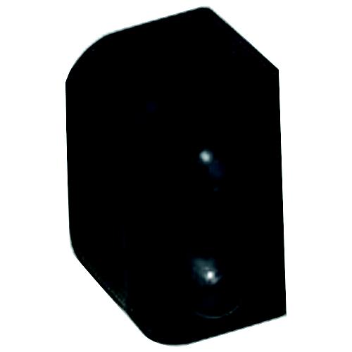 Dock Edge Pur Foam Dockap 2" Black Pair DE1158G | 24