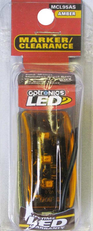 Optronics LED Marker/Clearance Light Yellow MCL-95AS