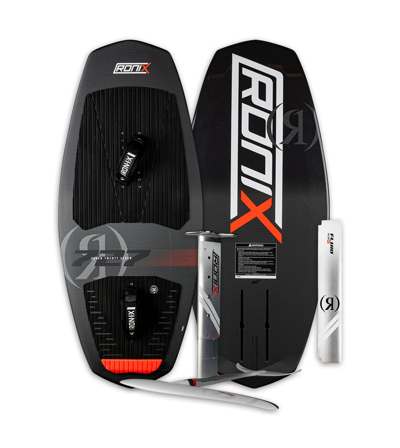 Ronix 727 Tuff Tech w/ Beginner/Intermediate Shift Fluid 2 Mast Foil Kit