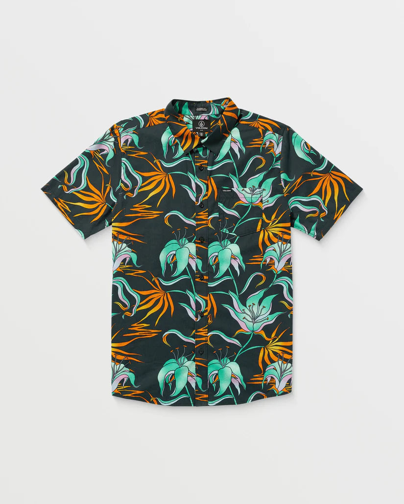 Volcom Men's Brainmelter Floral Shirt
