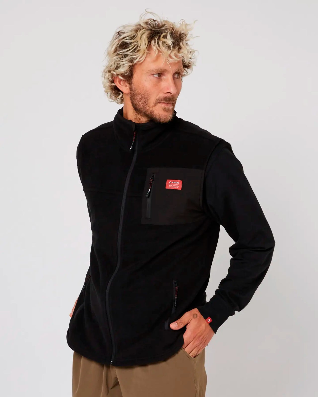 Follow Polar Vest | Black