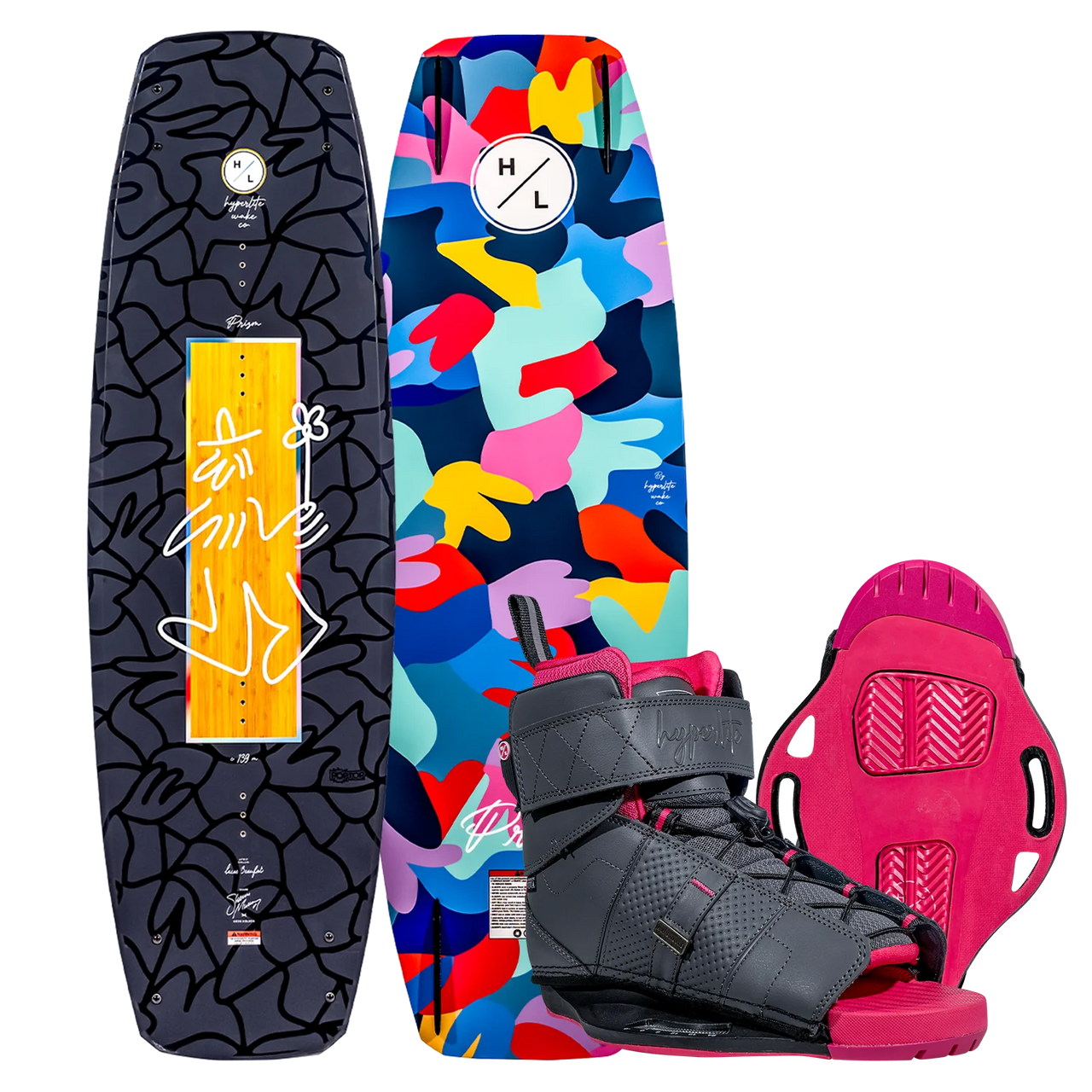 Hyperlite Women's Prizm Wakeboard w/ Viva Bindings | Pre-Order