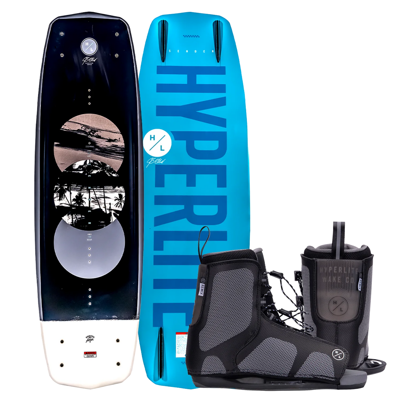 Hyperlite Sender Wakeboard w/ Remix Bindings | Pre-Order