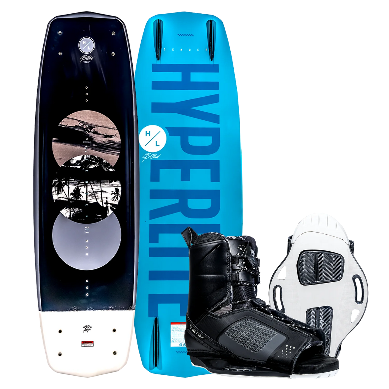 Hyperlite Sender Wakeboard w/ Team OT Bindings | Pre-Order