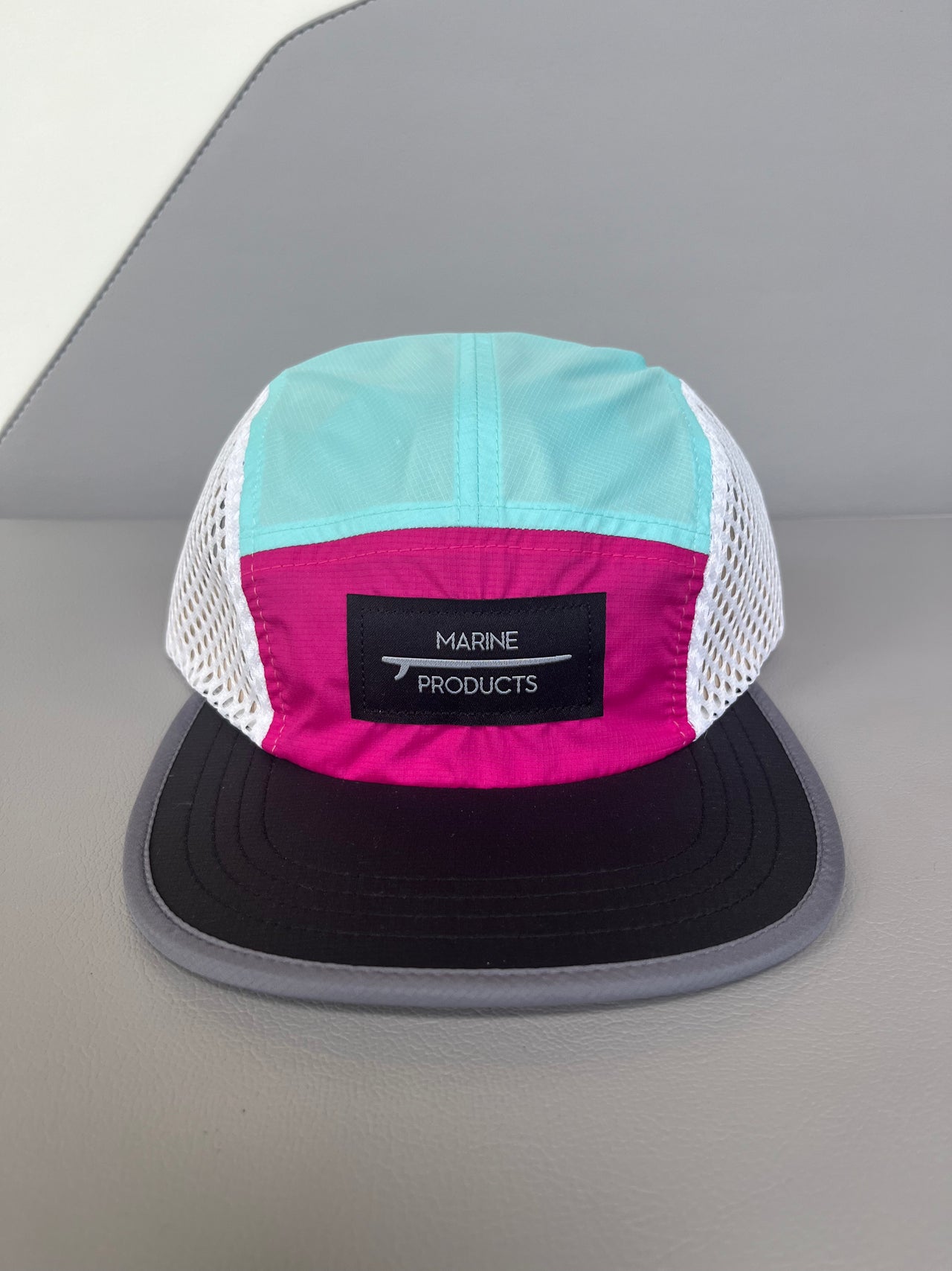 Marine Products Blue Purple Black White Hat