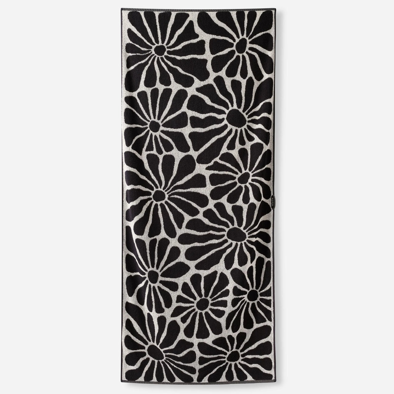 Nomadix Organic Beach Towel | Lazy Daisy Black