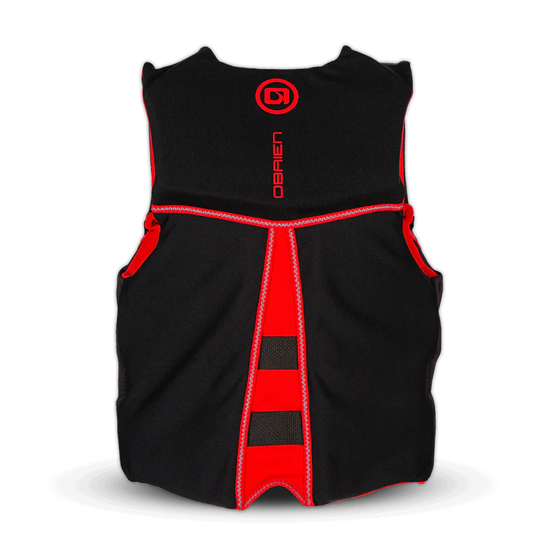 O'Brien Men's Flex V-Back CGA Life Vest | Black/Red
