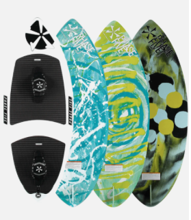 Phase 5 Ratchet 54" W/Straps Wakesurf Board | Sale! | Assorted Colors on Base of Board