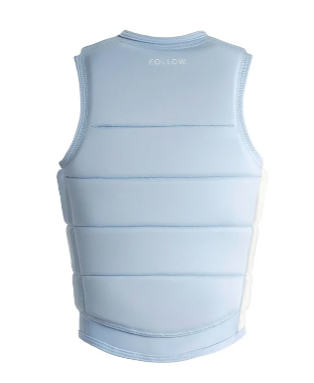 Follow Women's Crop NCGA Impact Vest | Pastel Blue | Pre-Order