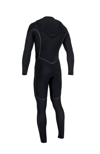 O'Neill Men's Hyperfreak Fire 4/3mm+ Chest Zip Full Wetsuit | BLK