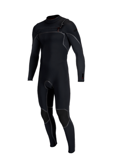 O'Neill Men's Hyperfreak Fire 3/2mm+ Chest Zip Full Wetsuit | BLK