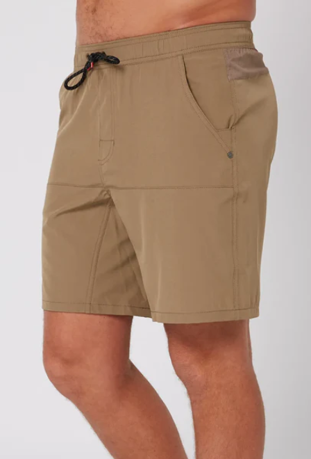 Follow All Day Shorts | Deep Taupe