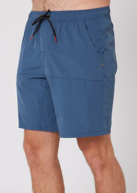 Follow All Day Shorts | Slate Blue