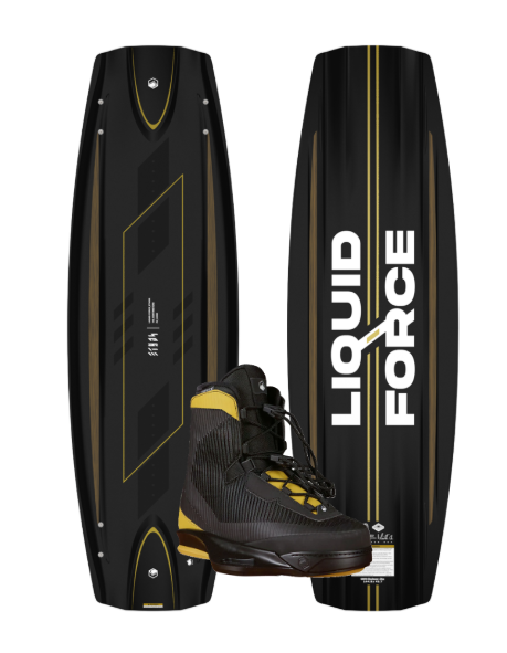 Liquid Force Ethos Wakeboard w/ Vertex 6X Bindings Package