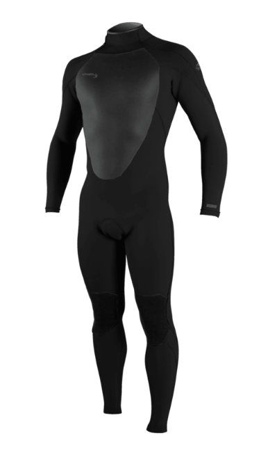 O'Neill Men's Epic 4/3mm Back Zip Full Wetsuit | BLK/BLK/BLK
