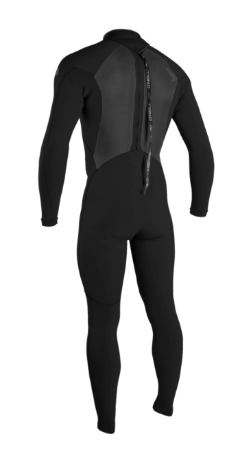 O'Neill Men's Epic 4/3mm Back Zip Full Wetsuit | BLK/BLK/BLK