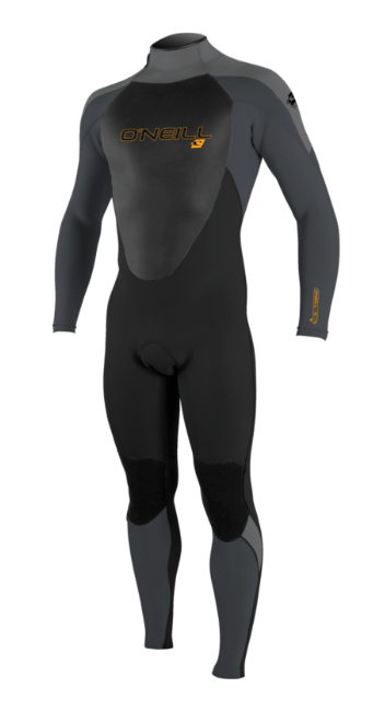 O'Neill Youth Epic 4/3mm Back Zip Full Wetsuit | BLK/GRAPH/SMOKE