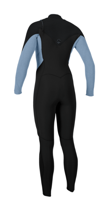 O'Neill Women's Hyperfreak 4/3+mm CZ Full Wetsuit | BLK/FADENIM