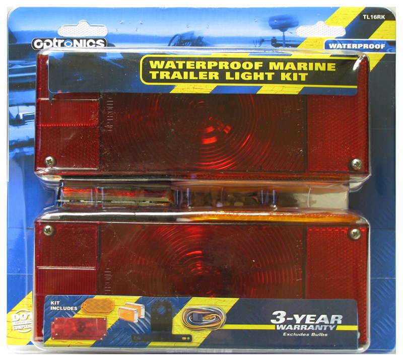 Optronics Trailer Light Kit Waterproof Over 80" TL-16RK | 24