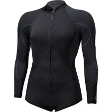 O'Neill Women's Blueprint 2mm Front Zip L/S Surf Suit | BLK