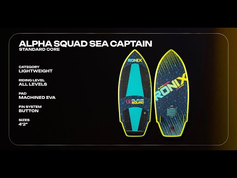 Ronix Youth 4'2 Alpha Squad Sea Captain | Standard Core