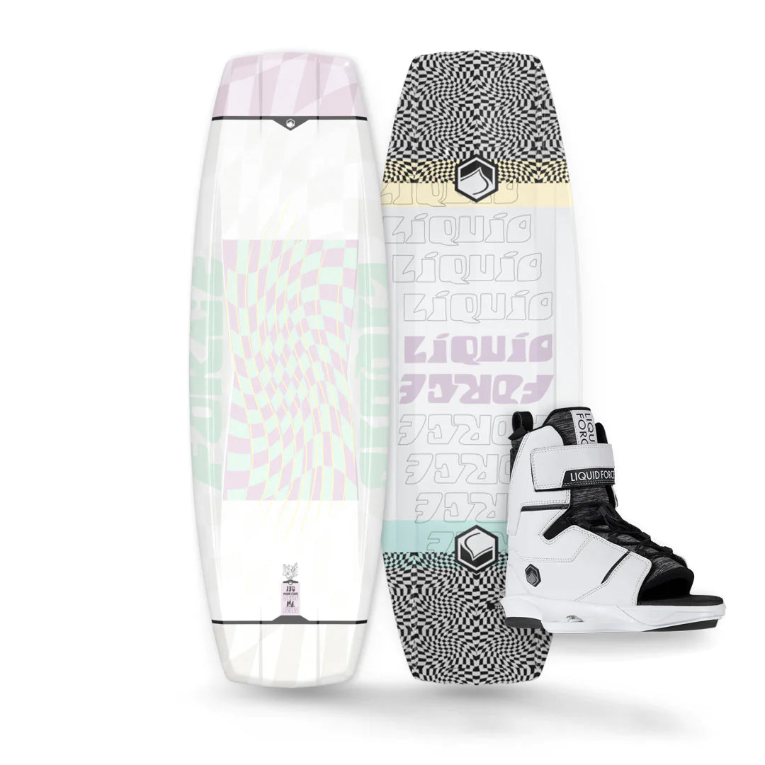 Liquid Force M. E. Wakeboard w/ Scan 6X OT Boots Package
