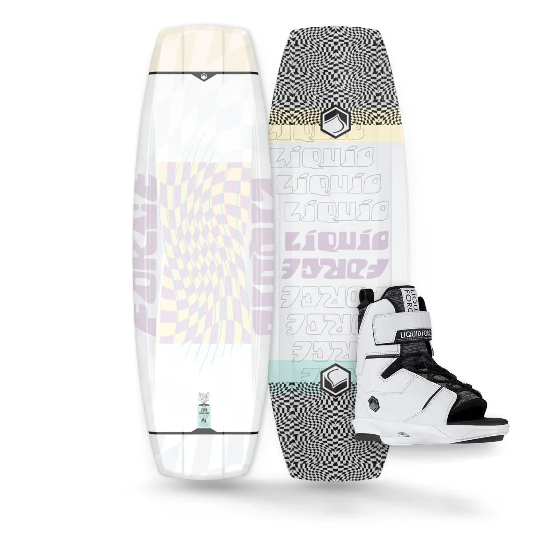 Liquid Force M. E. Wakeboard w/ Scan 6X OT Boots Package