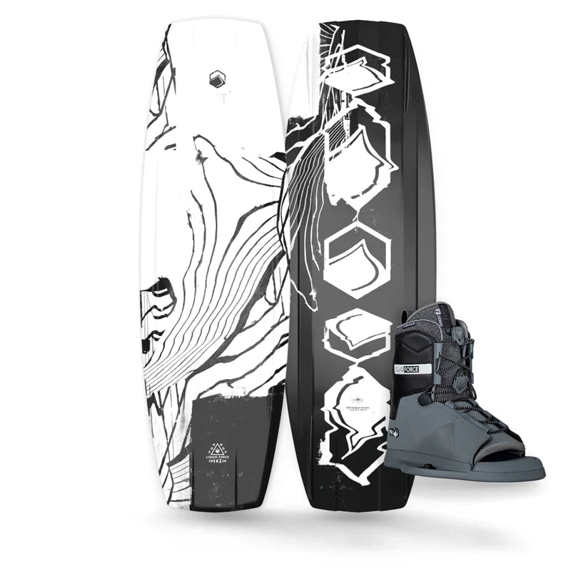 Liquid Force RDX Wakeboard w/ Transit Boots Package