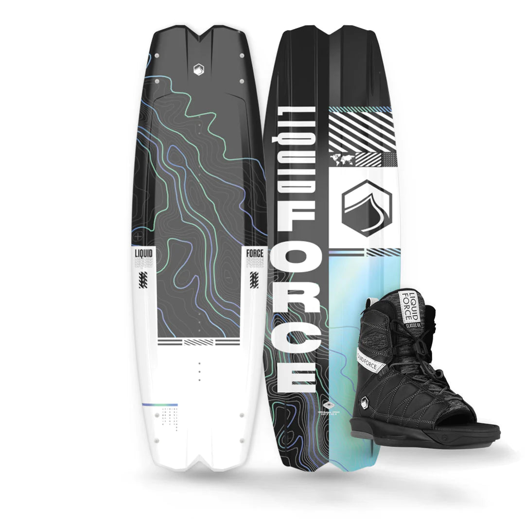 Liquid Force Remedy Wakeboard w/ Classic 6X OT Boots Package