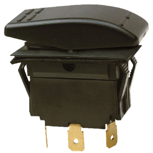 Seachoice Rocker Switch Mom On/Off/Mom On(DPDT) Black 50-10941 | S2
