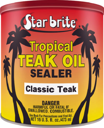 Starbrite Tropical Teak Sealer Dark 16oz 88016